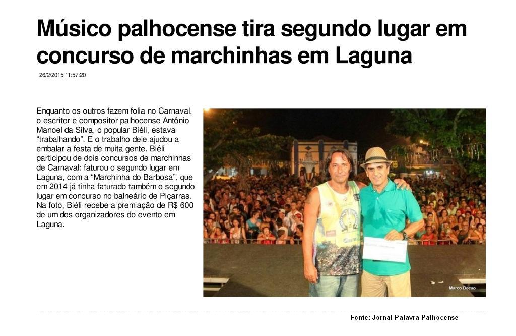 carnaval 2015 laguna palhocense